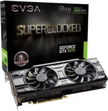 EVGA GeForce GTX 1070 SC GAMING  08G-P4-5173-KR ACX 3.0 Black Edition, 8GB GDDR5 picture