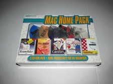 Vintage 1995 Mac Home Pack 5 CD Rom Set Resume Will Maker Calendars Card Shop  picture