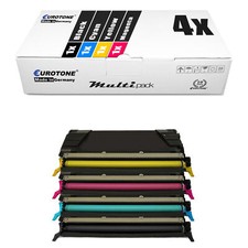 4x Toner for Lexmark C 746 748 DE DTE E DN N DTN CMYK picture