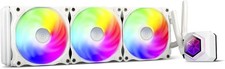 SilverStone Technology PF360W-ARGB, White, PermaFrost, AIO, 360mm, PWM, ARGB picture