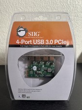 SIIG JU-P40412-S1 4-Port USB 3.0 PCIe Host Adapter Card Full Height New picture