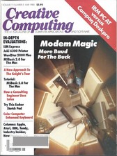 Creative Computing Magazine, May 1985 picture