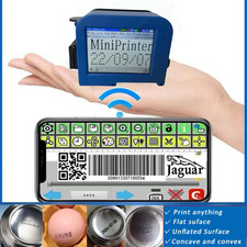 12.7mm WIFI screen printer  logo QR code serial number portable printer hand jet picture