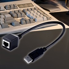 RJ45 Keyboard to USB Converter v1.0 Cable For IBM Model M Terminal Keyboards picture