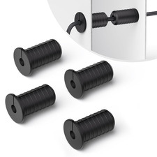 4 PCS 3/4 Inch Starlink Cable Grommet Black Wall Grommets for Cables 3/4 Inch picture