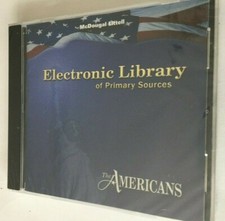 McDougal Littell The Americans Electronic Library of Primary Sources CD-ROM  NEW picture