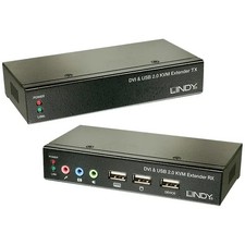 Lindy 39377 KVM Switch Extensor KVM DVI 1920 x 1200 Pixel picture