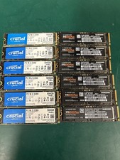 Lot of 12 500GB NVME SSD, Samsung Evo 970 and Crucial P2 picture
