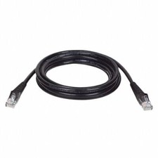 Tripp Lite N001-005-BK Cat5e 350MHz Snagless cables (RJ45 M/M) 5ft- (5 Pack) picture