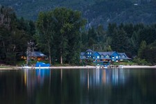 Landscape resort coast lake Custom Gaming Mat Desk picture