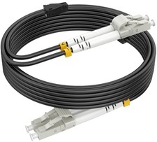 RamboCables OM3 LC to LC Armored Multimode Fiber Patch Cable 165ft/50m picture