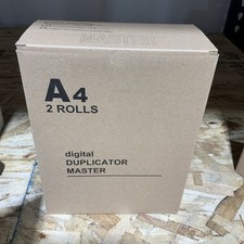 2 Master Rolls Compatible With Riso S-4250 For Risograph RZ220 RZ230 EZ RZ A4 picture