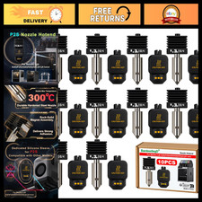 10pcs 0.4mm Hotend Nozzle Kit for 3D Printers - Hardened Steel Replacement Parts picture