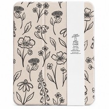 Elyse Breanne Design iPad Pro 13” M4 Case Pink Doodle Floral NEW picture