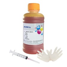 Aomya Yellow Ink Refill Kit 250ml Universal Dye Bulk Ink for Canon HP Epsn picture