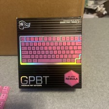 Glorious GPBT English US Nebula Pink/Purple Keycaps - NOT COMPLETE SEE PICTURE picture