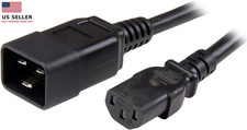 6Ft (1.8M) Heavy Duty Extension Cord, IEC 320 C13 to IEC 320 C20 B picture