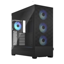 Fractal Design Case FD-C-POR1X-06 Pop XL Air Tower RGB Black Clear Tempered Glas picture