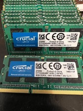 LOT OF 65 8GB DDR3 PC3L 12800S Laptop RAM Crucial Micron Brand picture