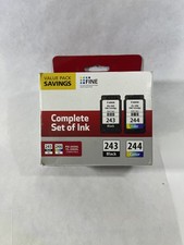Canon PG-243 Black and CL-244 Tri-color FINE Ink Cartridge Set picture