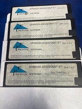 Vintage Micro Tac Spanish Assistant 5 Software Software on 5.25 Disks picture
