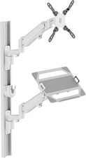 ZeboZap ZLTV8022 Monitor Wall Mount Keyboard Laptop Tray 17-43 Inch picture