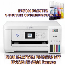 EcoTank Sublimation Printer Bundle: Printer with Sublimation Ink, Renew B picture