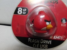 Emtec Angry Birds 8 GB Go Red Bird Cle' USB Flash Drive NEW picture