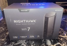 NETGEAR Nighthawk RS150 (RS150) WiFi 7 Dual-Band Router 5 Gbps, Black picture