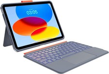 Case with Keyboard Compatible for iPad 10th Generation: Bluetooth Grey  picture