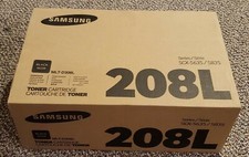 New Sealed Genuine Samsung 208L MLT-D208L Black Toner Cartridge SCX-5635, 5835 picture