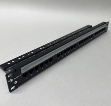 Siemon HD6‑24 High-Density Cat6 24-Port 1U Flat Panel • Punchdown 24 Port picture