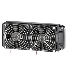 Versatile Aluminum Water Cooling Radiator with 12V Fan for PC and Industrial Use picture