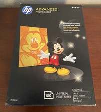 Hewlett Packard Q6638A 4 x 6 inch Glossy Printer Paper 100 Sheets-READ picture