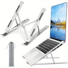 Portable Laptop Stand Adjustable Foldable Notebook Tablet Holder Computer Desk picture
