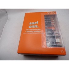 Surf Onn Universal Laptop Charging Adapter 90W 10 Interchangeable Tips 10ft Cabl picture