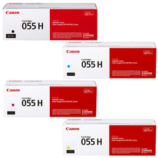 Canon 055H High Yield Toner Cartridge Set ( Cyan, Magenta, Yellow, Black ) picture