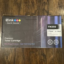 EZink TN350 Premium Toner Cartridge Black 3 Sealed Cartridge Expired 3/22 picture