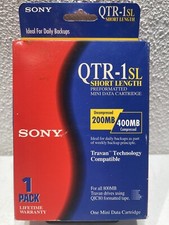 Sony QTR1 QTR-1SL  Travan 200/400MB Tape Cartridge NEW Sealed #Z3 picture