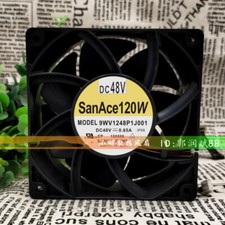 SANYO 9WV1248P1J001 12038 48V 0.65A 12CM Chassis Industrial Cooling Fan Gale picture