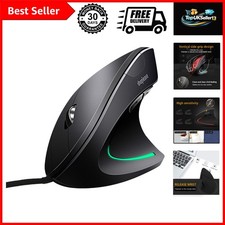 Wired Vertical Mouse, Optical Ergonomic Mouse with 4 Adjustable 800/1200/2000... picture
