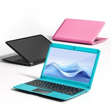 Portable Laptop Computer 10.1'' Quad Core Android 12 Netbook W/ WiFi Webcam Xmas picture