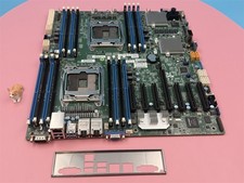 Supermicro X10DRH-CT Dual LGA 2011-3 E-ATX Motherboard LSI 3108 10GbE I/O Shield picture
