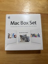 Apple Mac Box Set MC583Z/A Snow Leopard iLife iWork Complete w/ Stickers picture