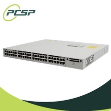 Cisco Catalyst C9300-48P-A 48 Port PoE+ 2x PWR-C1-715WAC-P Mod Blank 3x Fan picture