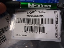 L-Com TDG1026KC5 Unshielded RJ45 (8x8) Keystone Feed-thru. Brand New. 3 Pieces picture