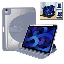 Fr iPad 5/6/7/8th 9th 10th 11th Gen A16 Rotating Leather Samrt Case Stand Cover picture