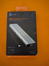 j5create USB4 Dual 4K Multi-Port Hub 5-in-1 Thunderbolt - JCD401. Open BOX picture