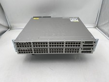 Lot of 2  Cisco WS-C3850-48P-L 48 Port Gigabit PoE+ Switch w/2x C3850-NM-2-10G picture