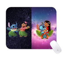 Stitch & Lilo Mashup Cartoon Desk Mat Fun Gaming Mouse Pad picture